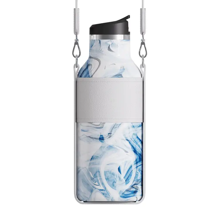 الصين اختيار فاخر أنيق تسمية خاصة زجاجة ماء الترمس تصنيع منخفضة موك 12