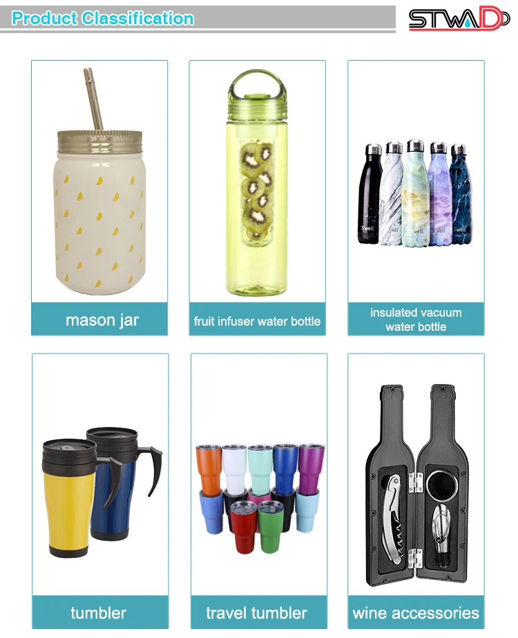 CHINA SELECTION INEEDU Stwadd high quality stainless steel vacuum insulated tumbler suction bottle with handle and lid