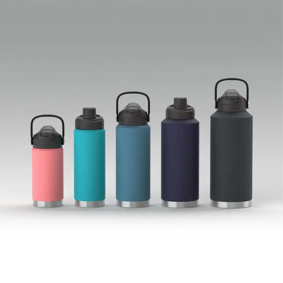 China Selection Amazing Zone Hot Sell Wide Mouth Double Wall Stainless Steel Insulated Water Bottle 10