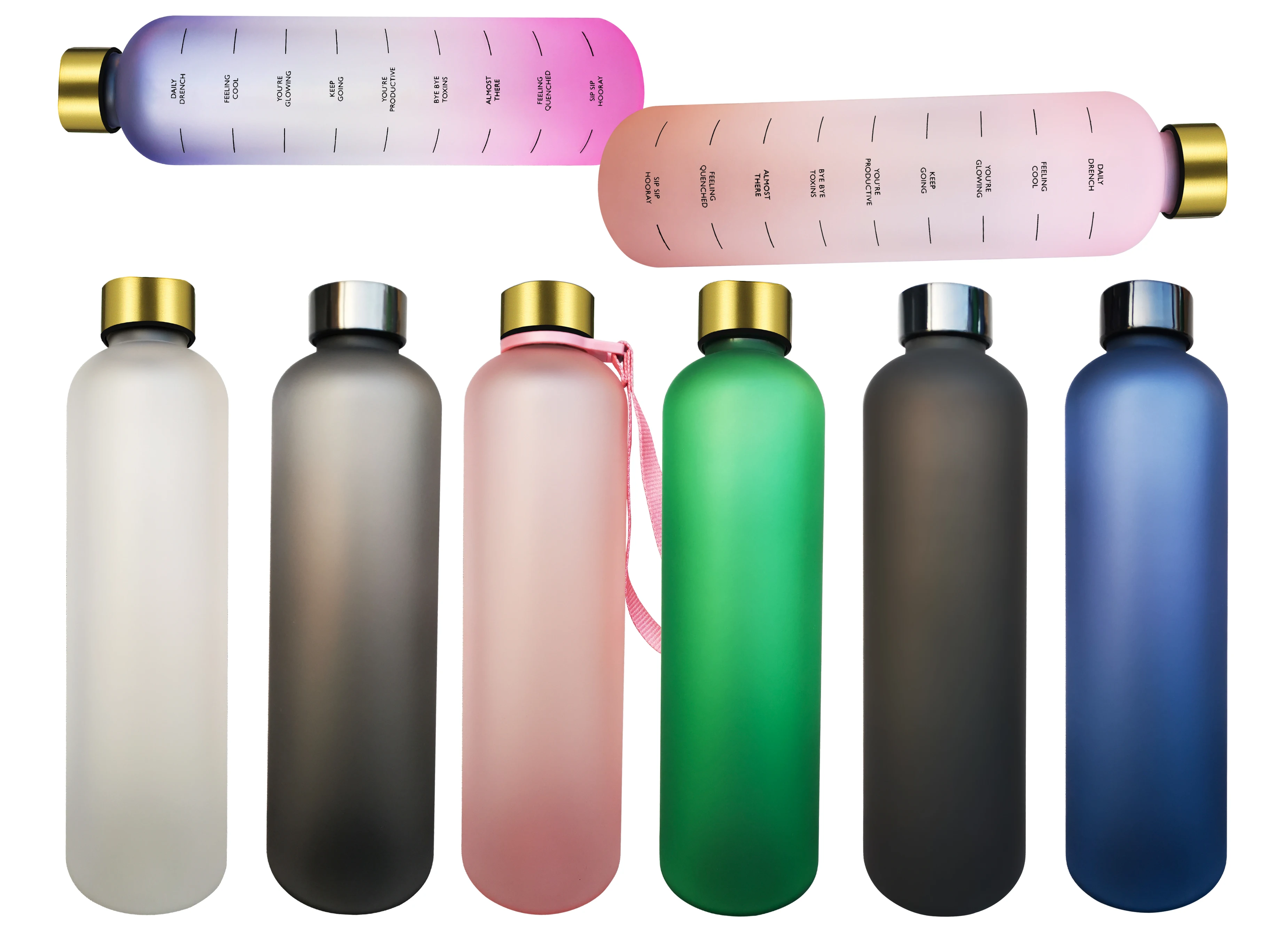 China Selection Plastic Summer Water Bottle Production Line Water Bottle With Straw Lid Outdoor Sport Water Bottle Plastic 2022 8