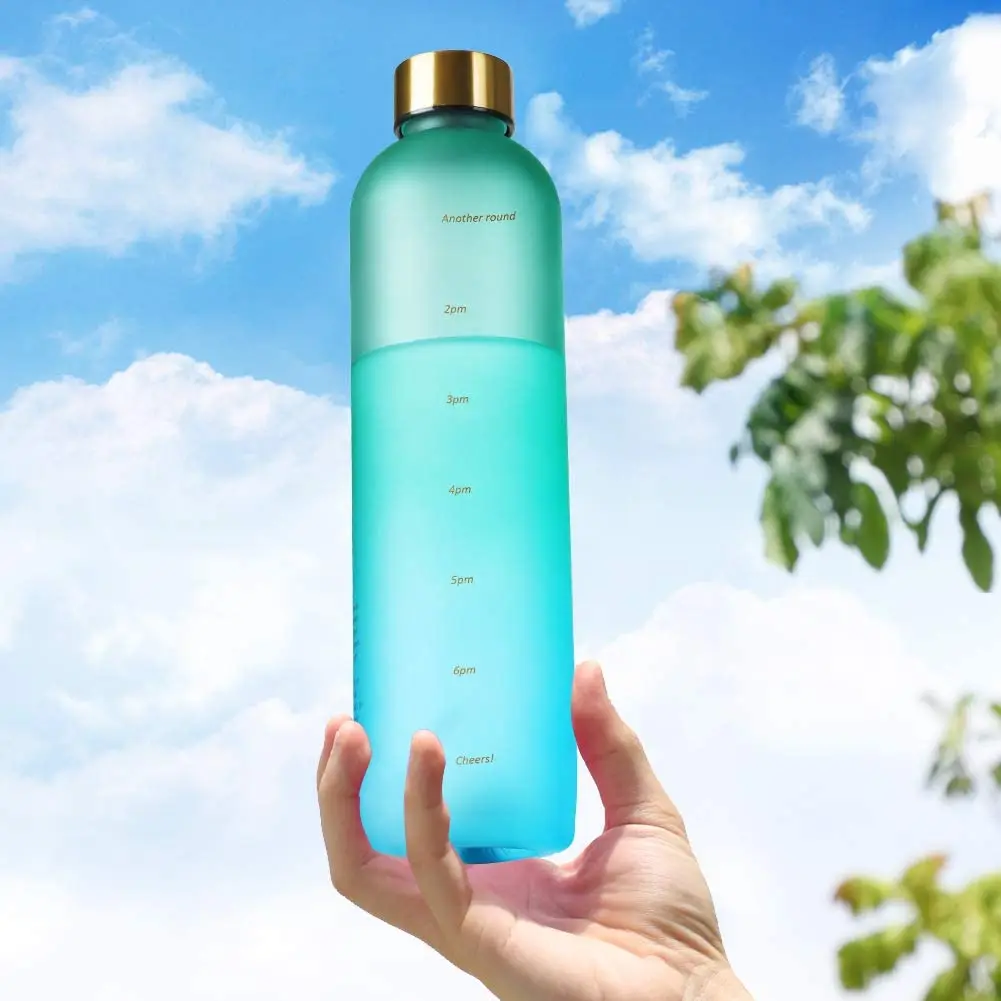 China Selection Plastic Summer Water Bottle Production Line Water Bottle With Straw Lid Outdoor Sport Water Bottle Plastic 2022 12
