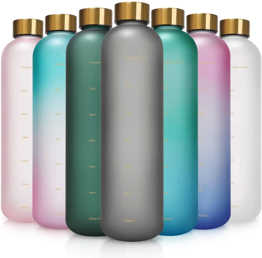 China Selection Plastic Summer Water Bottle Production Line Water Bottle With Straw Lid Outdoor Sport Water Bottle Plastic 2022 11