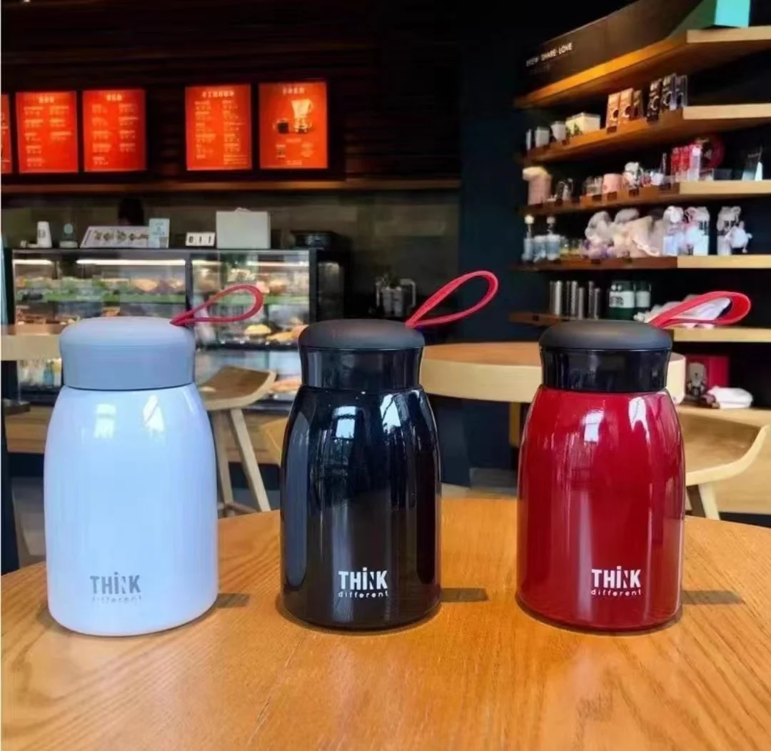 الصين اختيار الإعلان الترويجية بسيطة كبيرة البطن الترمس كوب المحمولة زوجين كوب ماء الفولاذ المقاوم للصدأ كوب الاتجاه 12