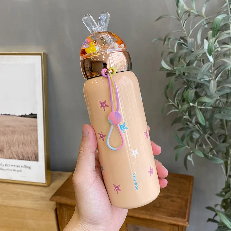 Customized 304 Stainless Steel Thermos Bottle Portable Double Wall Sealed Vacuum Flasks Led Digital Display Smart Water Bottle 10