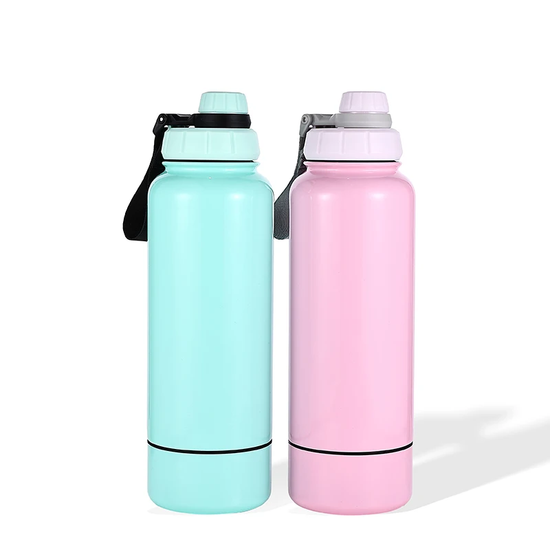Customized 304 Stainless Steel Thermos Bottle Portable Double Wall Sealed Vacuum Flasks Led Digital Display Smart Water Bottle 7