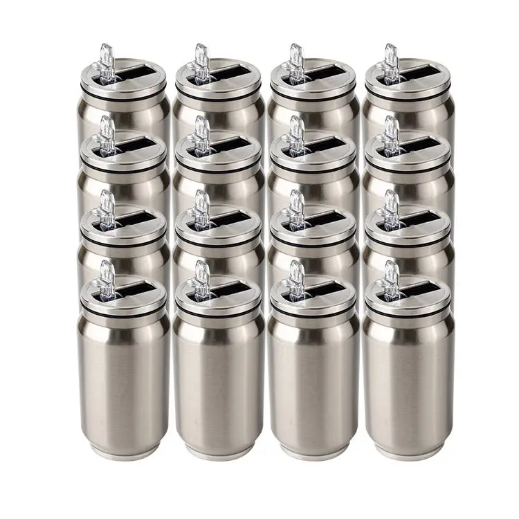 الصين اختيار التسامي 304 علب كوكر الفولاذ المقاوم للصدأ زجاجة ماء مع كوب القش فارغة للأطفال 8