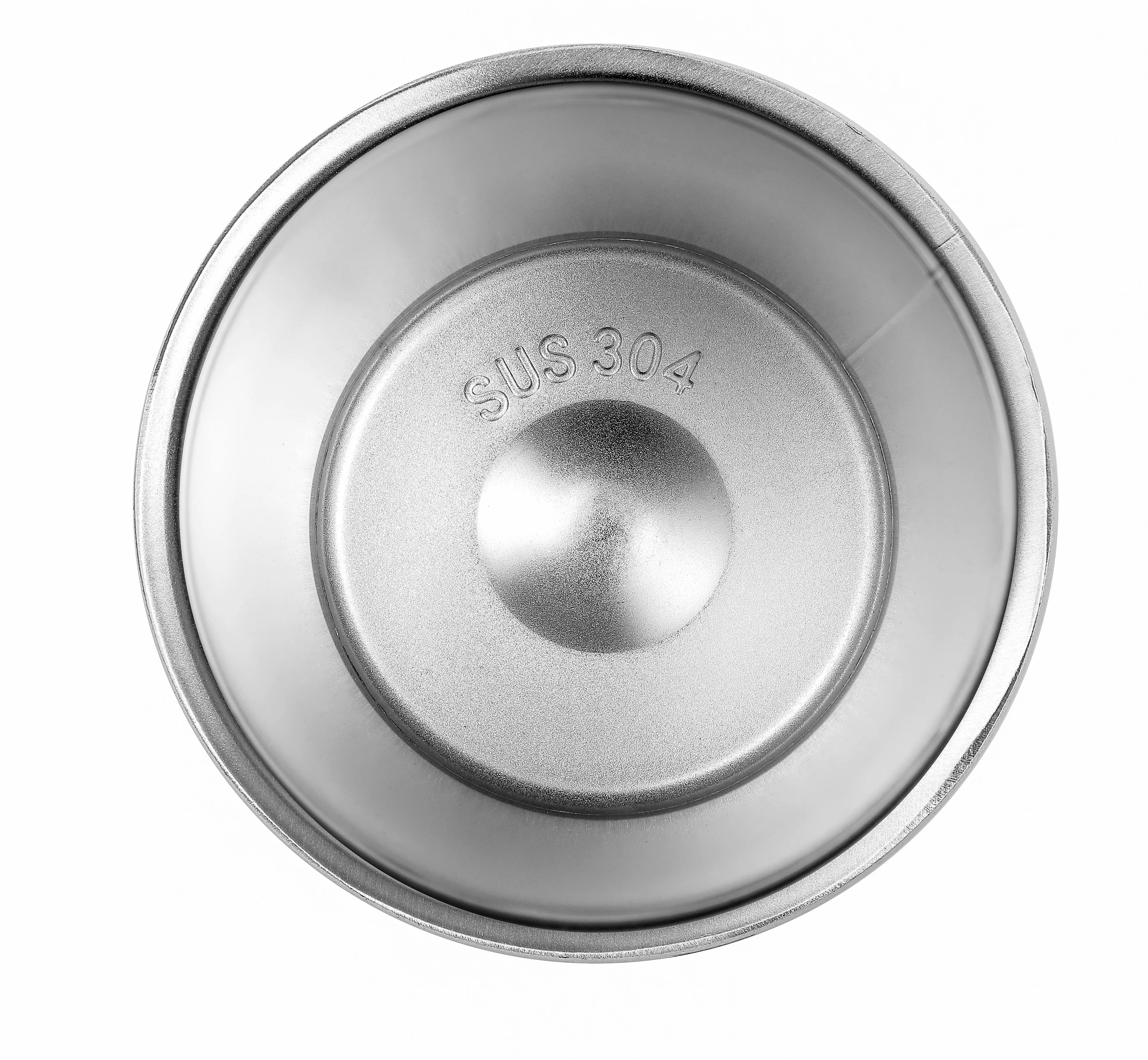 شعار مخصص 304 الفولاذ المقاوم للصدأ جدار مزدوج فراغ معزول الحرارية كوب قهوة للسفر غير السقوط القدح 16