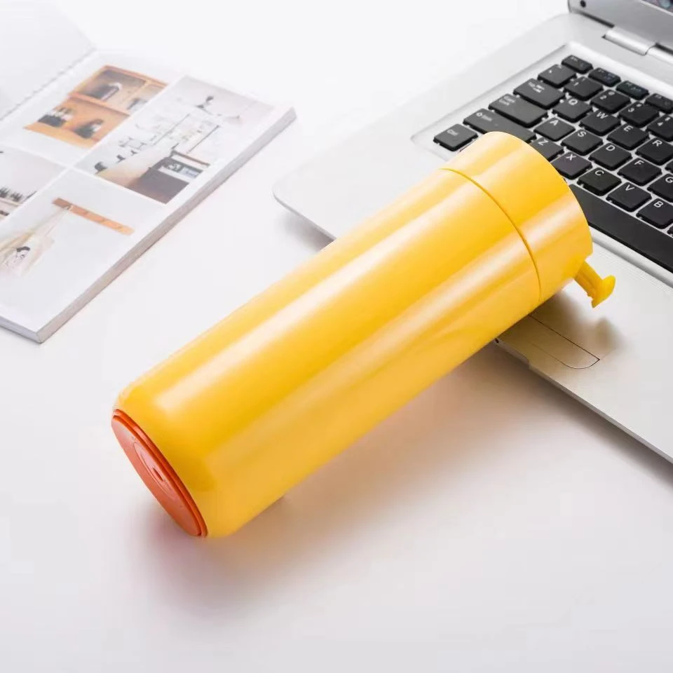 الصين اختيار 500 مل مزدوج الجدار فراغ معزول زجاجة مياه الفولاذ المقاوم للصدأ شرب زجاجة معدنية2 7