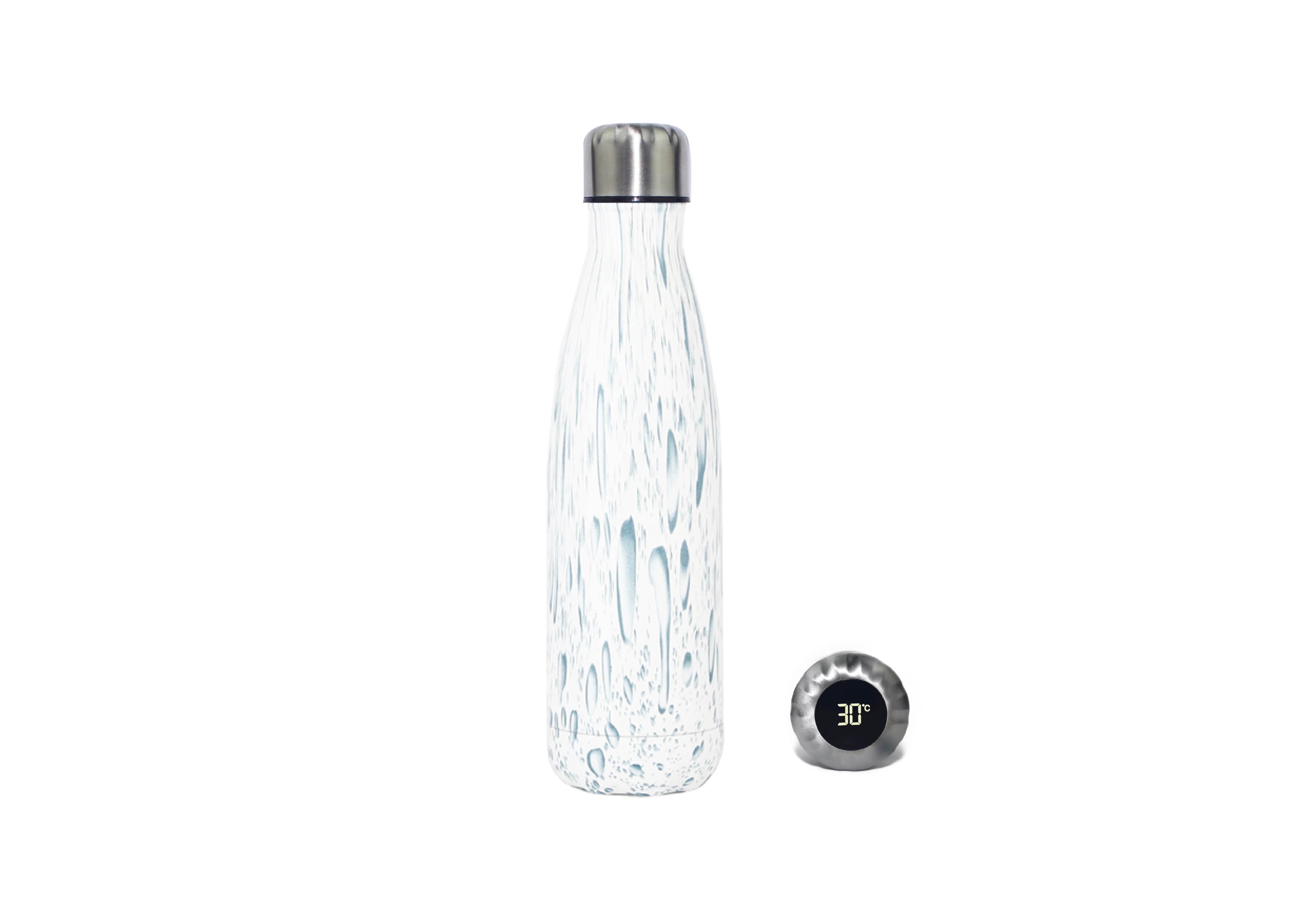 الصين اختيار Eenadu زجاجة المياه الذكية أدى عرض درجة الحرارة الجدران المزدوجة الفولاذ المقاوم للصدأ فراغ معزول بهلوان عينة مجانية مخصصة 17