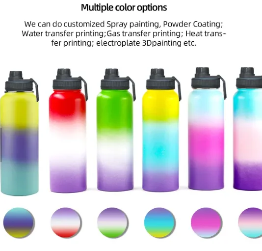 الصين اختيار واسع زجاجة ماء ثيرمول الرياضة فراغ أكوا قارورة السفر الفولاذ المقاوم للصدأ الصالة الرياضية البهلوانات زجاجة ماء معزولة 9