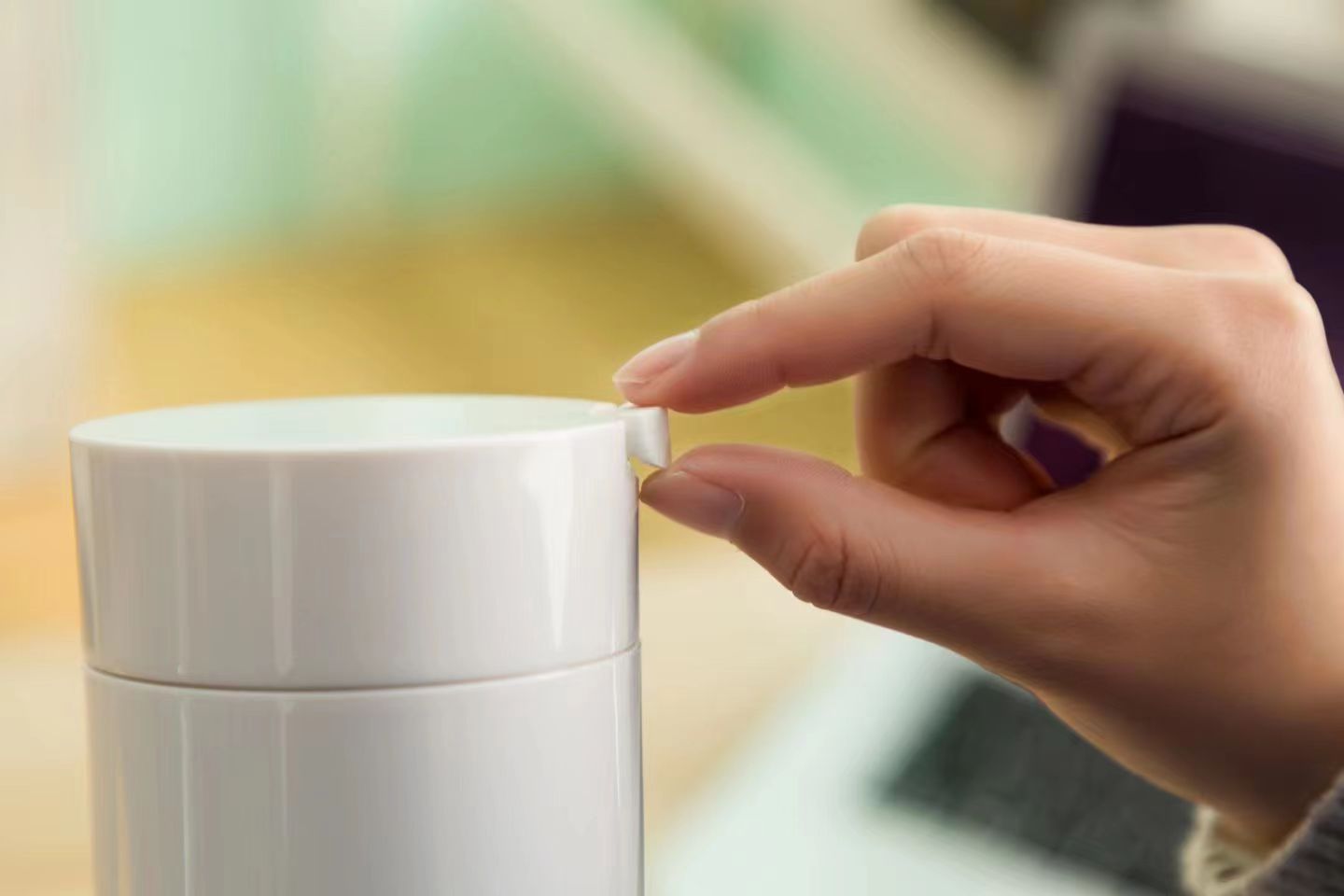 Selección de China, taza termo de acero inoxidable con aislamiento al vacío, taza de agua inteligente, mejor vendedor, con temperatura Led Digital 16