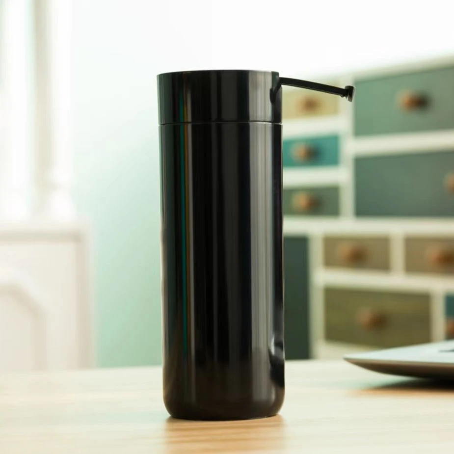 Selección de China, taza termo de acero inoxidable con aislamiento al vacío, taza de agua inteligente, mejor vendedor, con temperatura Led Digital 7