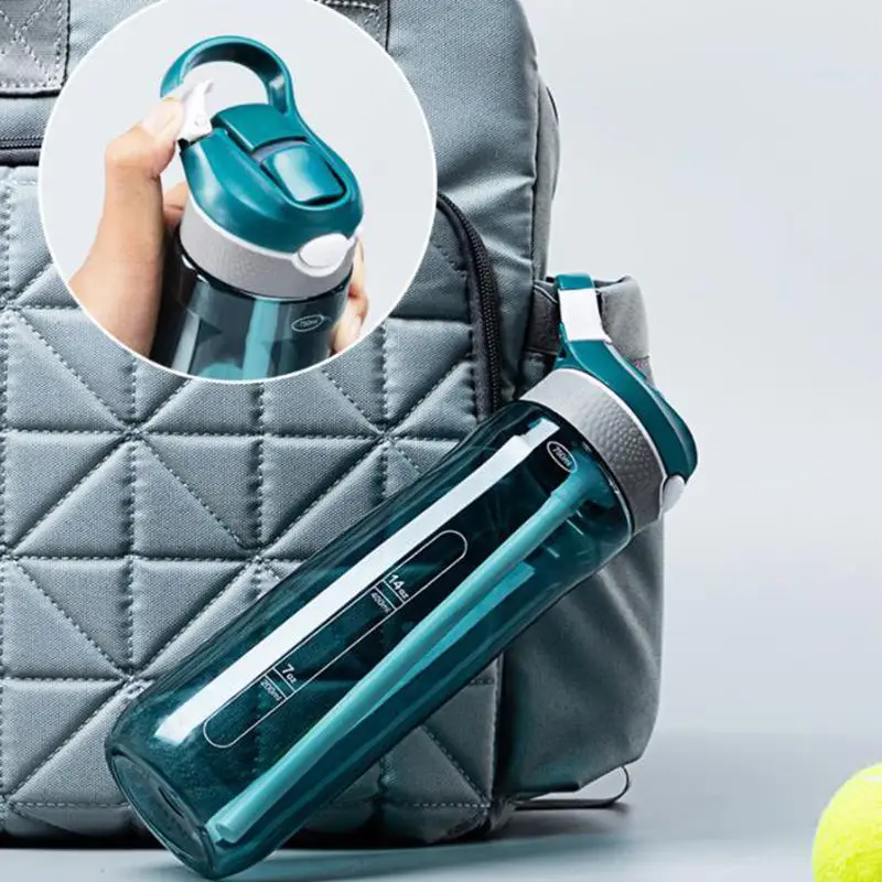 الصين اختيار 2022 مخصص صديقة للبيئة منطقة مذهلة رائجة البيع 750 مللي Bpa الحرة الرياضة الشرب رياضة زجاجة ماء بلاستيكية مع القش 12