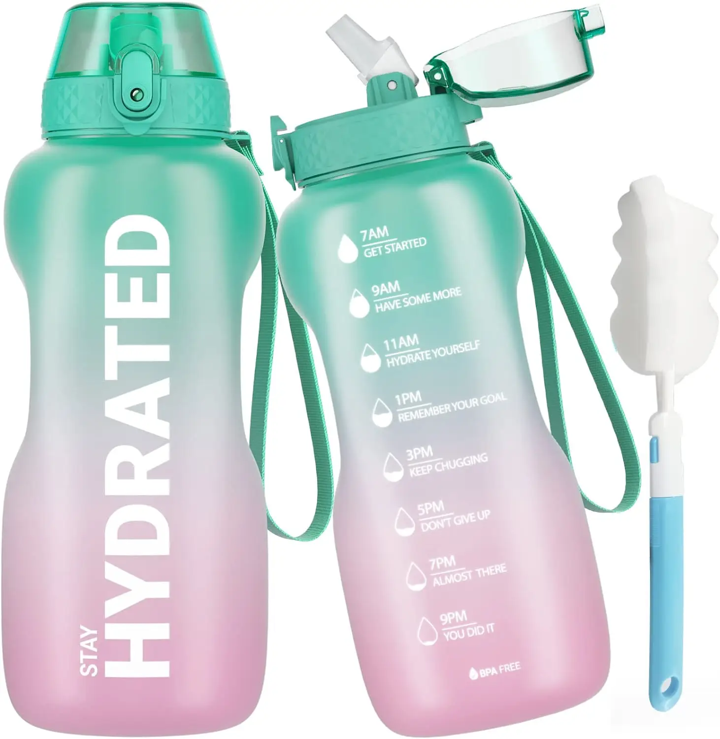 الصين اختيار مصنع جينت جودة عالية عينة مجانية Bpa الحرة صديقة للبيئة تريتان زجاجة مياه بلاستيكية للشرب1 15