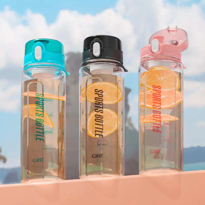 الصين اختيار مصنع جينت جودة عالية عينة مجانية Bpa الحرة صديقة للبيئة تريتان زجاجة مياه بلاستيكية للشرب 8