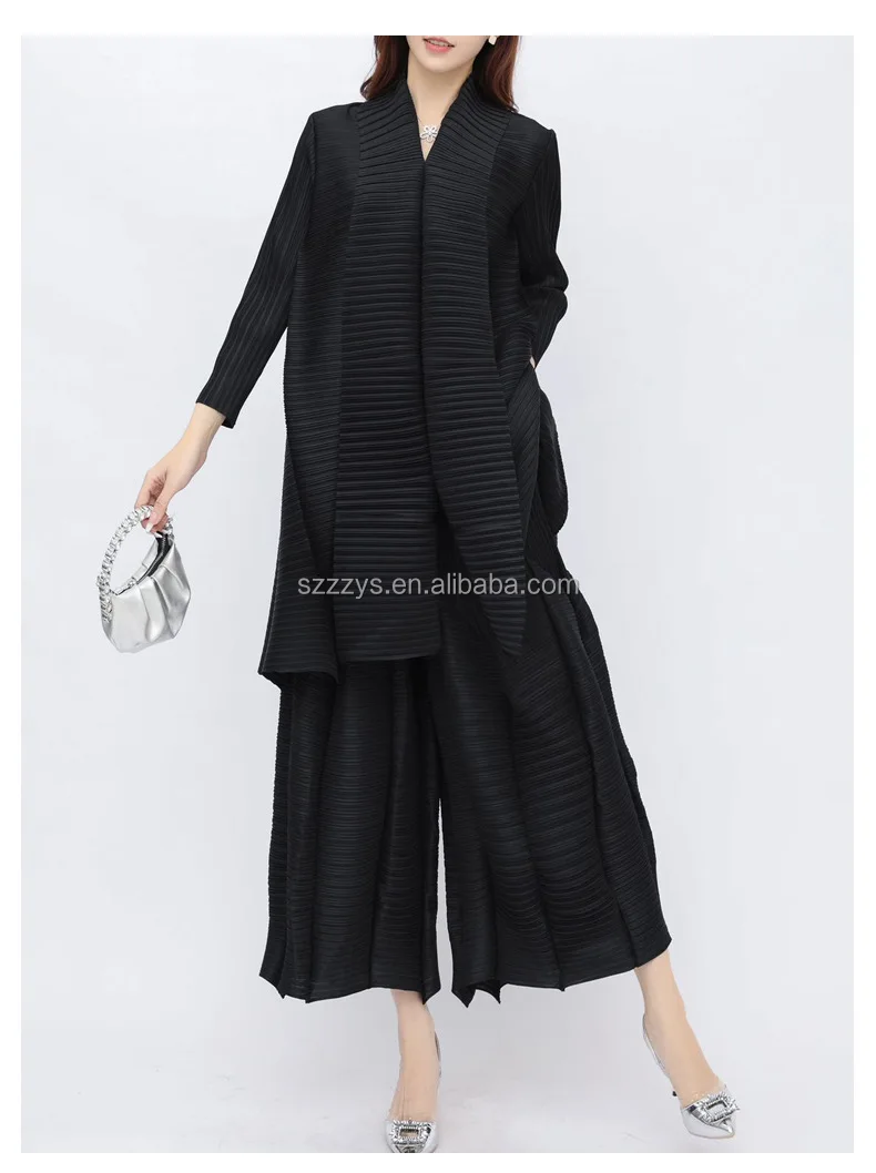 Womens Pleated Suit Pants Summer - - Pleats Clothing 13