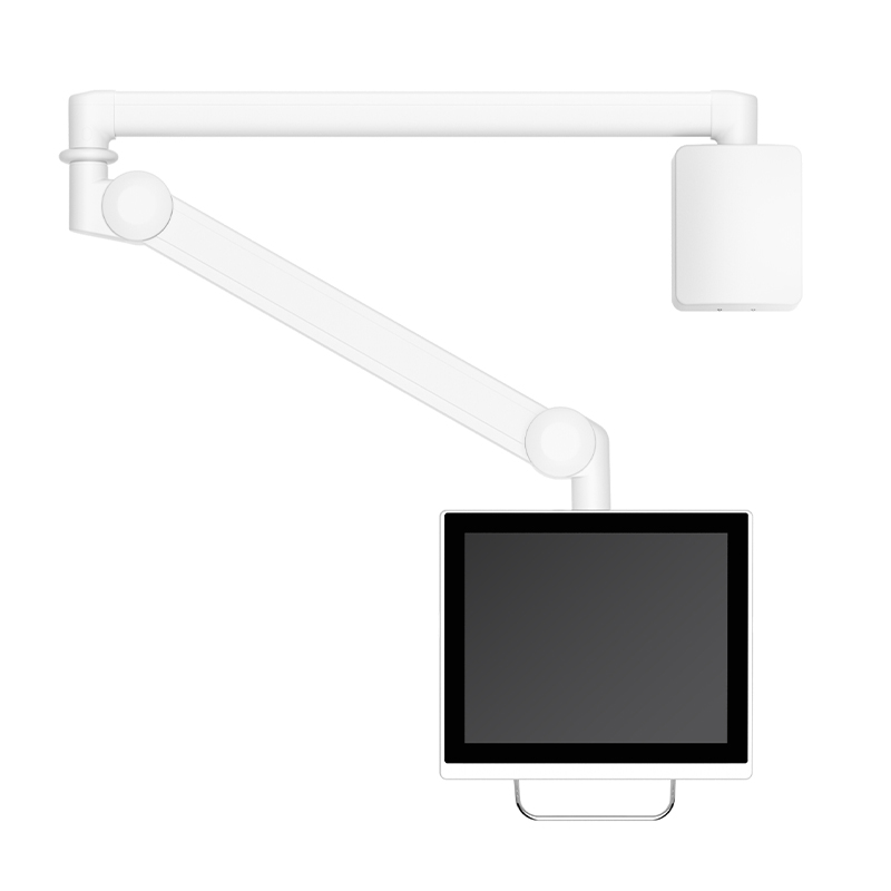 Heavy Duty Medical Monitor Arm Wall Mount for 6-14.5kg-Peacemounts PM-800 12