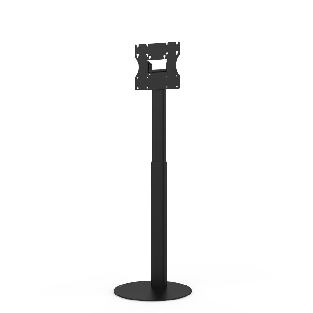 Height Adjustable Tablet Monitor Floor Stand with VESA 200*200-Peacemounts UTS-200B 15