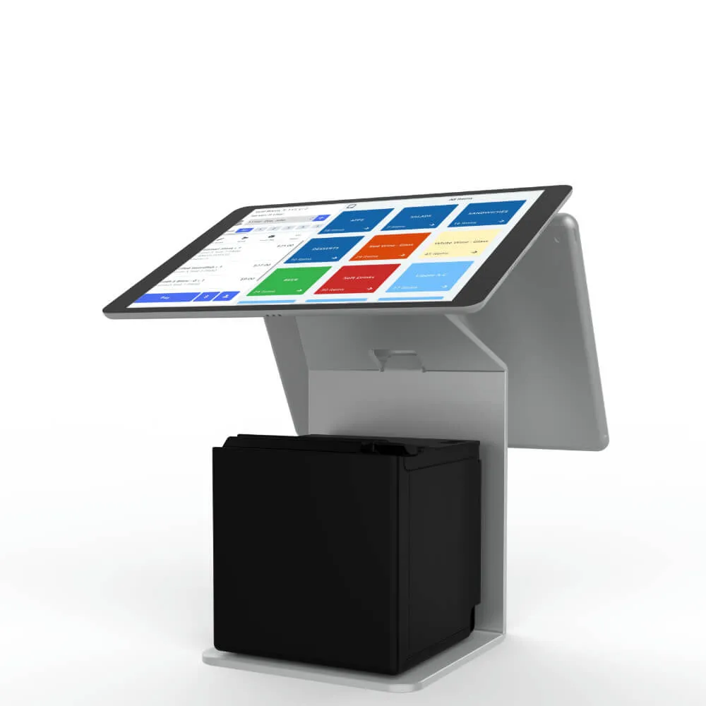 Magnetic Tablet POS Stand on Desktop for Dual Screen-Peacemounts TPS-3 15