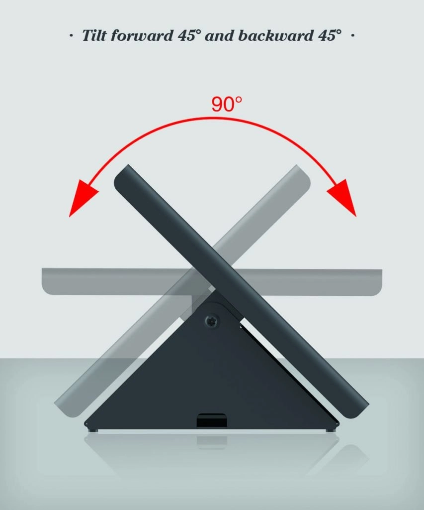 Anti-Diebstahl benutzerdefinierte Desktop-Tablet POS-Standhalter -tss-1 23