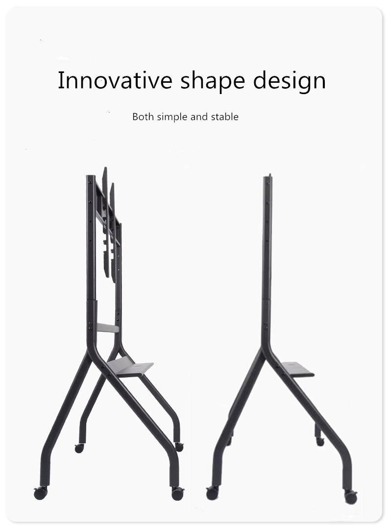 Mobile TV Mounts & Carts with Shelves Portable TV Floor Stand for Home or Office Use-Peacemounts PM-1150 14