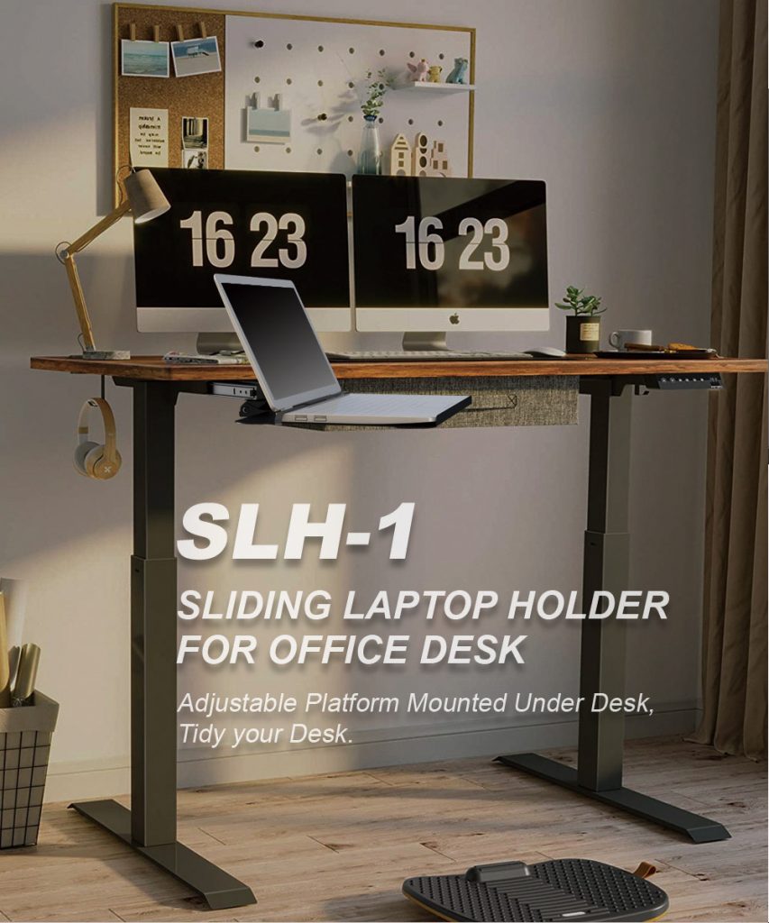 SLH-1 Tempat Laptop Geser Untuk Meja Kantor 7