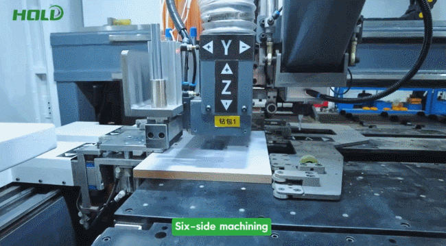 ماكينة حفر CNC (محطتان) HB62JP + وحدة تخزين لوحة التخزين 10
