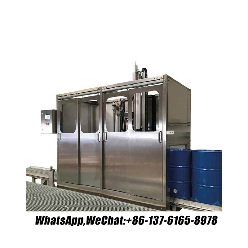 High-Capacity 200L Drum Filling Machine for Industrial Liquid Packaging High-Capacity Drum Filling Machine,Industrial Liquid Packaging Machine,High-Volume Drum Filling System