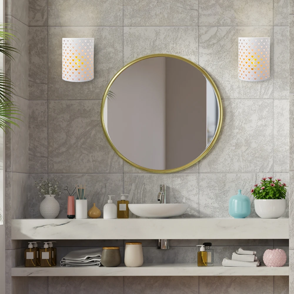 Lampă de perete cu acumulator fără fir cu model alb de dragoste aplice cu led pentru dormitor de hotel 12