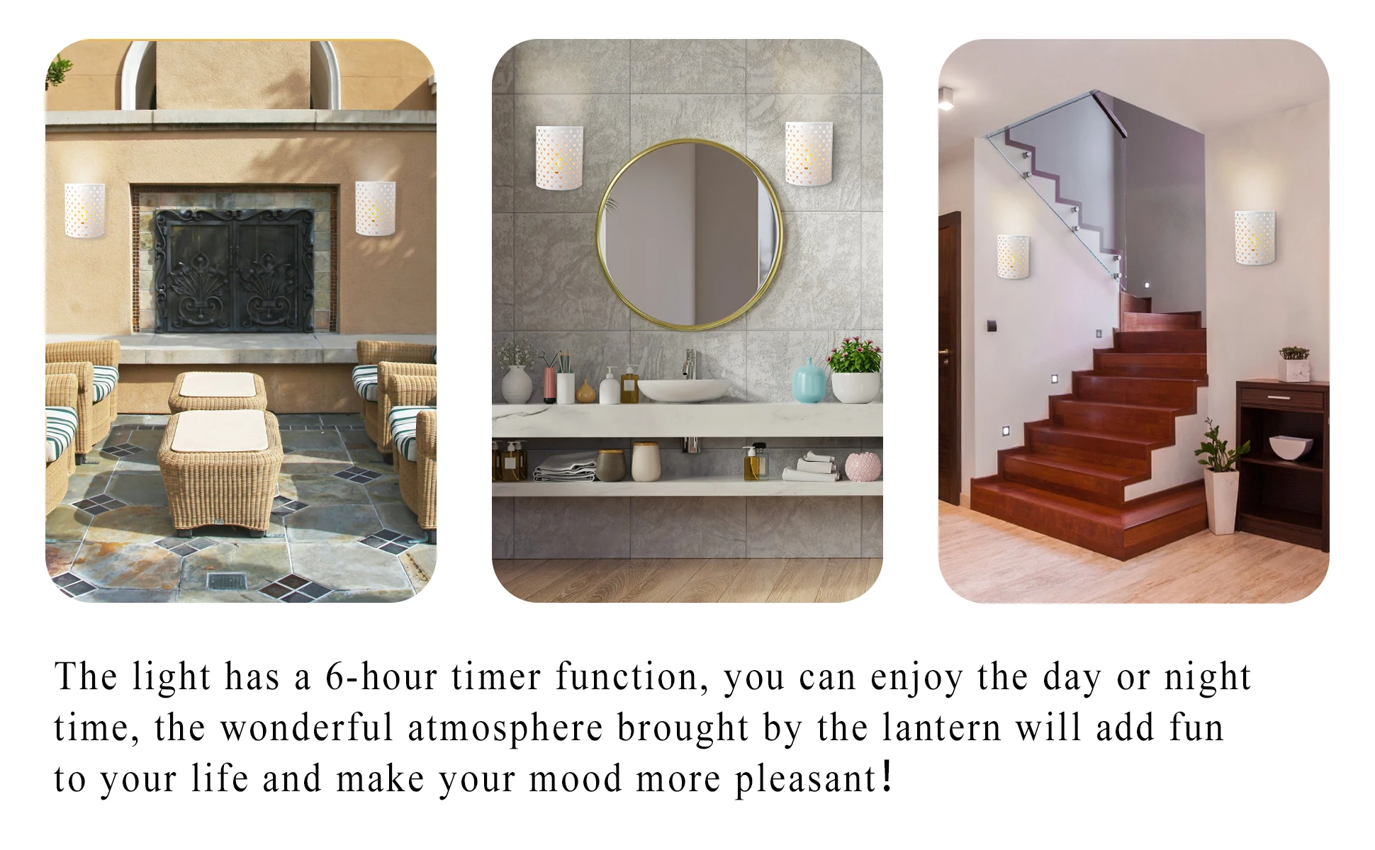 Lampă de perete cu acumulator fără fir cu model alb de dragoste aplice cu led pentru dormitor de hotel 9