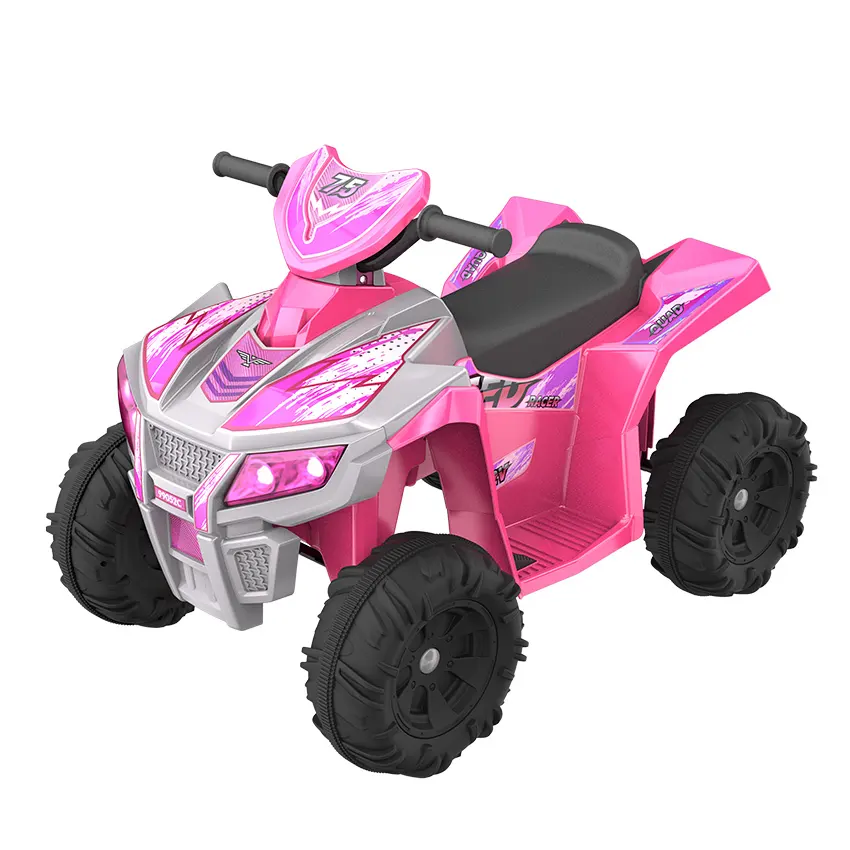 Modernquad Atv Grün / Pink Pedal Start / Vorwärts &lt;000000&gt; Rückwärts 3