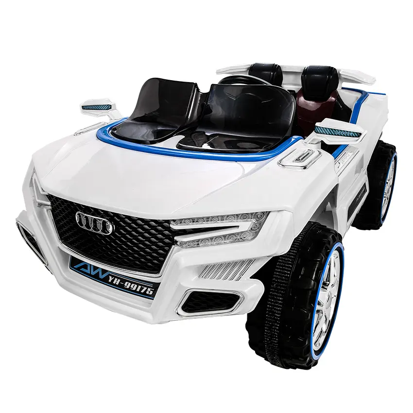 Auto giocattolo elettrico per produttori di vendita luce di coda e luce lampeggiante / avvio lento / prompt tensione a bassa tensione / ammortizzatore ruota / azionamento del motore doppio / ruota di carico rapido 5