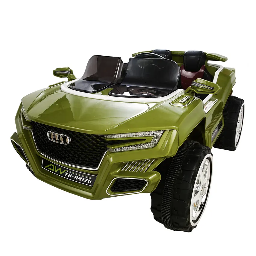 Auto giocattolo elettrico per produttori di vendita luce di coda e luce lampeggiante / avvio lento / prompt tensione a bassa tensione / ammortizzatore ruota / azionamento del motore doppio / ruota di carico rapido 2