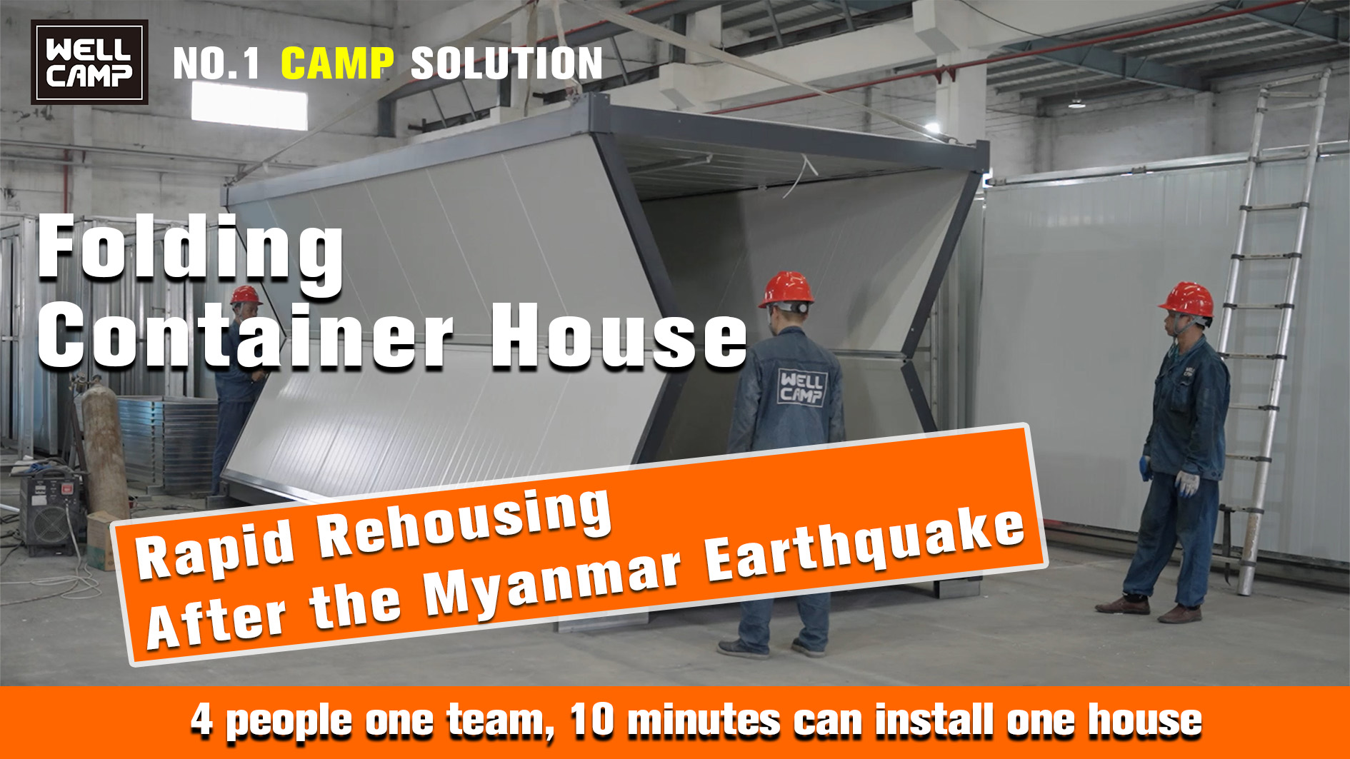 Terremoto de magnitude destruiu palácio centenário de Mianmar, casas de contêineres dobráveis da WELLCAMP ficaram de pé 1