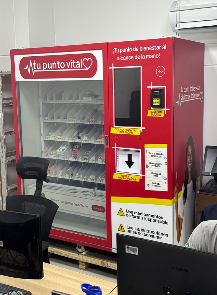 스마트 처방전 및 OTC 의약품 자동판매기 - 안전하고 규정을 준수하며 항상 사용 가능 1