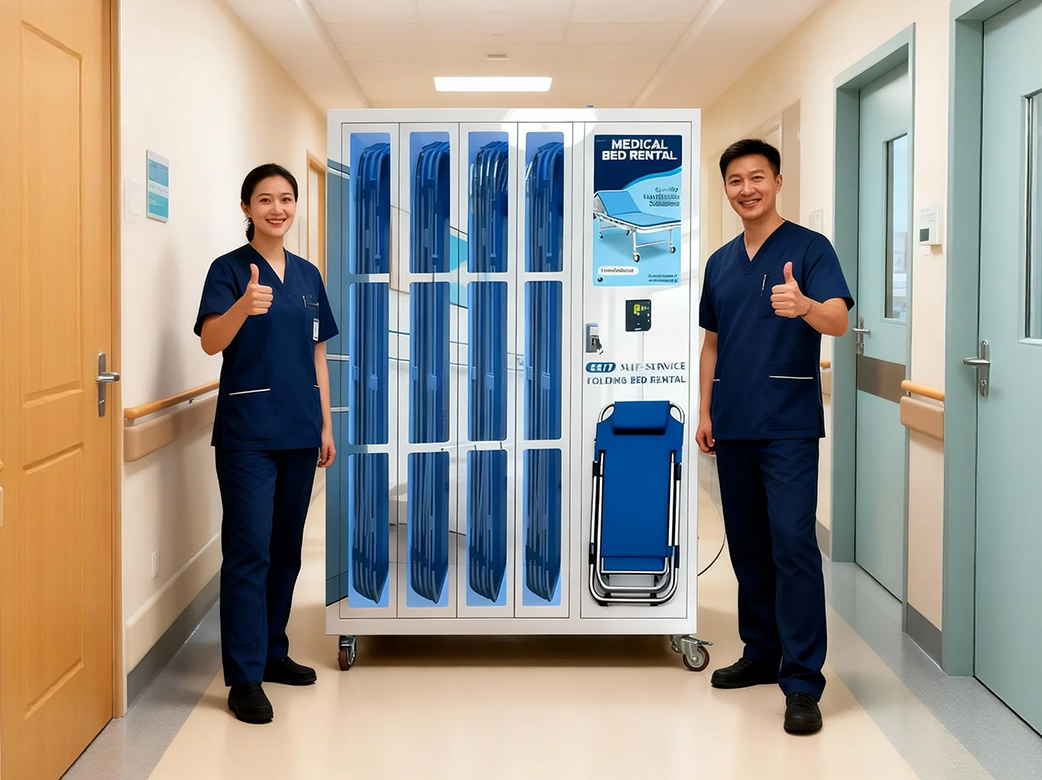 جهاز تأجير أسرة قابلة للطي ذكي - تبسيط الرعاية، وزيادة الكفاءة إلى أقصى حد 4