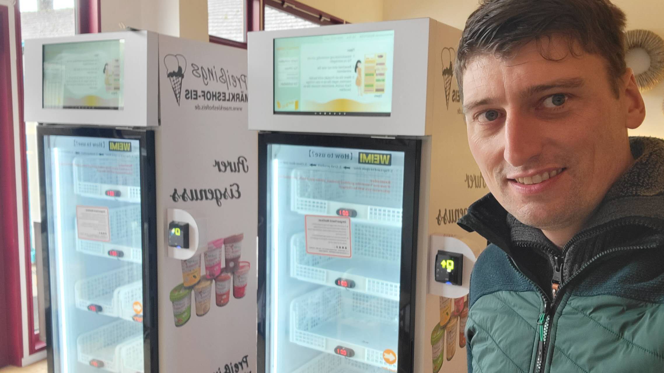 아이스크림 산업 혁신: 당사의 무게 센서 자동판매기가 독일 고객의 사업을 어떻게 변화시켰는가 1