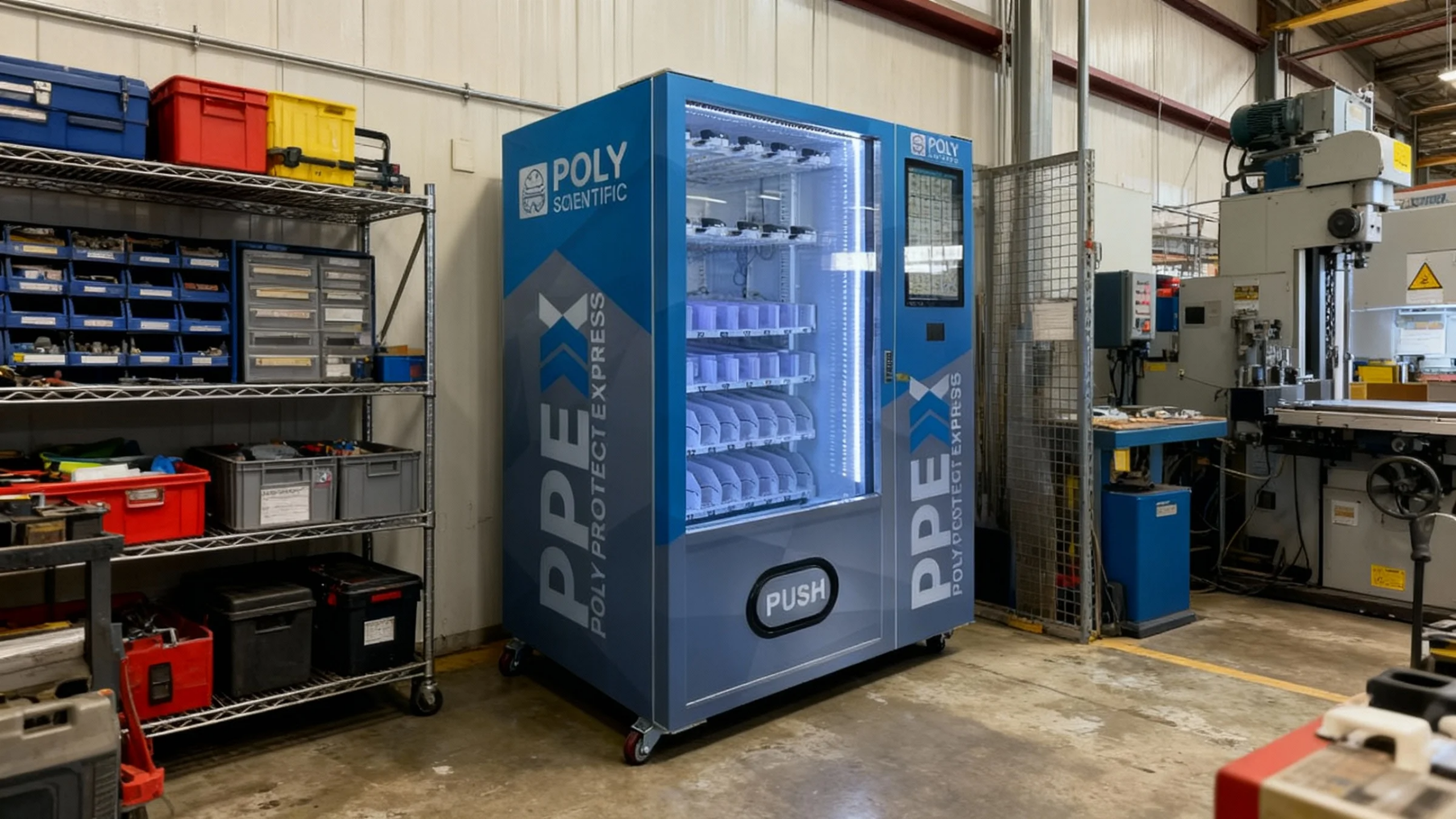 آلة بيع معدات الوقاية الشخصية: تعزيز السلامة والكفاءة التشغيلية في مواقع البناء 1