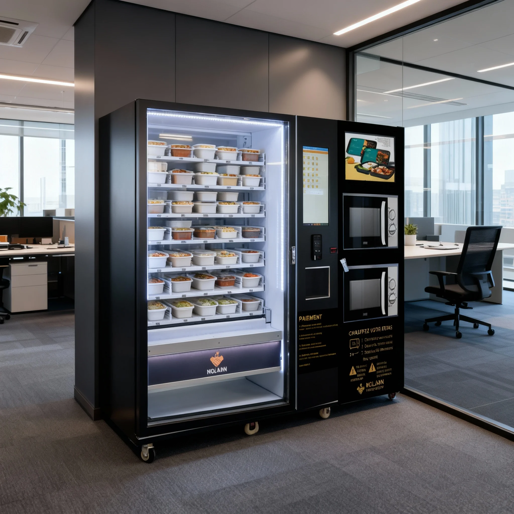 آلة بيع الطعام الساخن من WEIMI: توفر لموظفي المكاتب خيارات وجبات صحية ومريحة 2