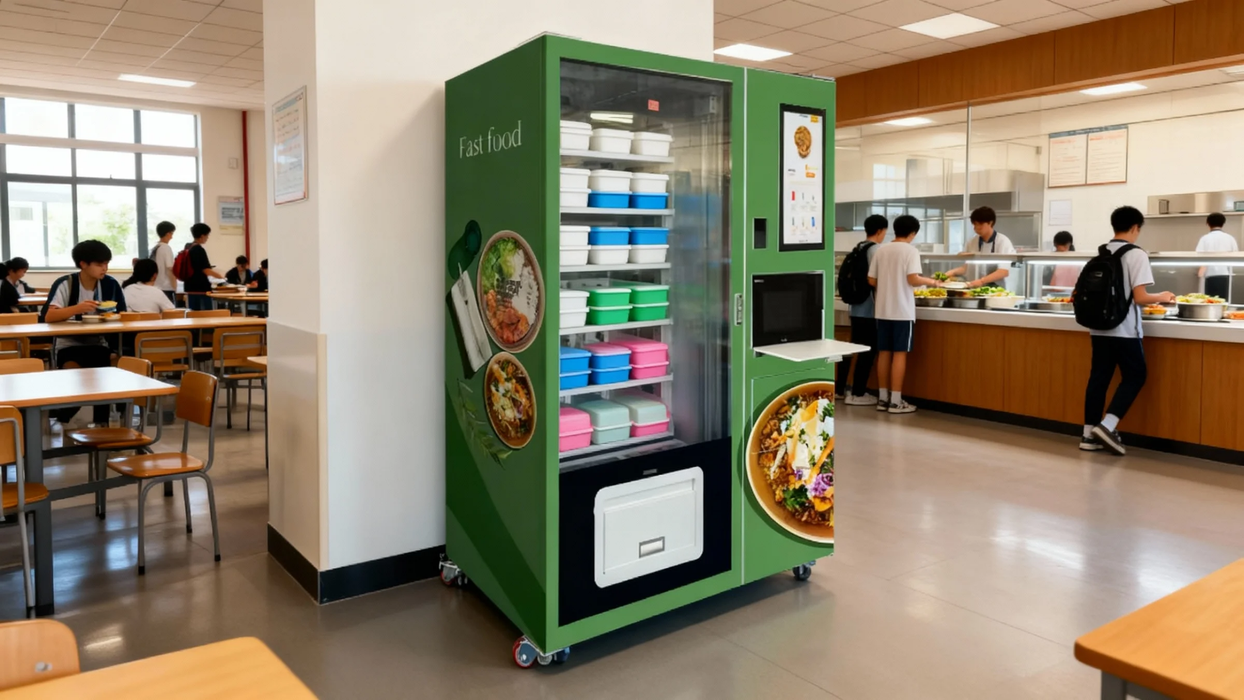 آلات بيع علب الغداء الذكية لمشغلي مقاصف المدارس: طريقة جديدة لتحسين الكفاءة والإيرادات 1