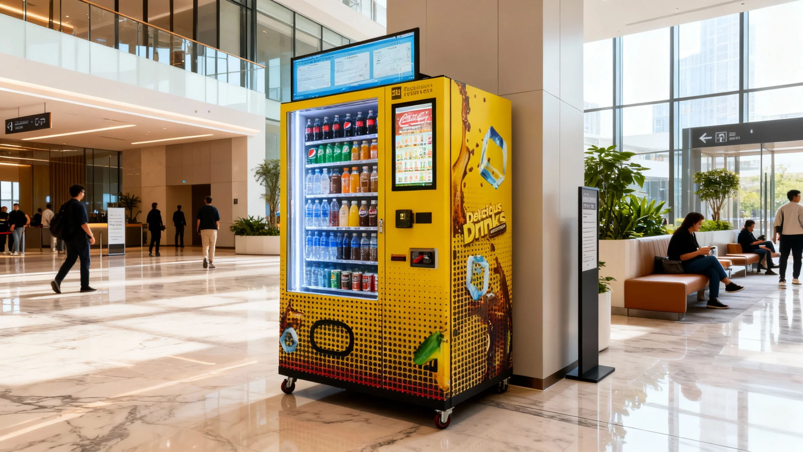 쇼핑몰 소매 투자자와 운영자가 WEIMI 스마트 음료 자동판매기를 통해 수익을 증대하는 방법 1