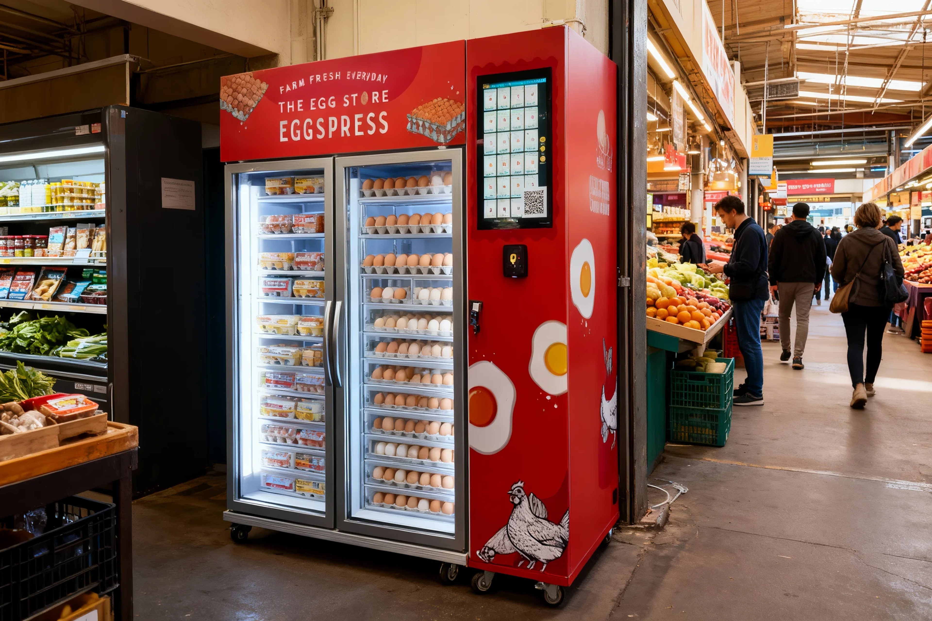 ابدأ ببيع المنتجات الزراعية باستخدام آلات البيع المزودة بخزائن مبردة 1