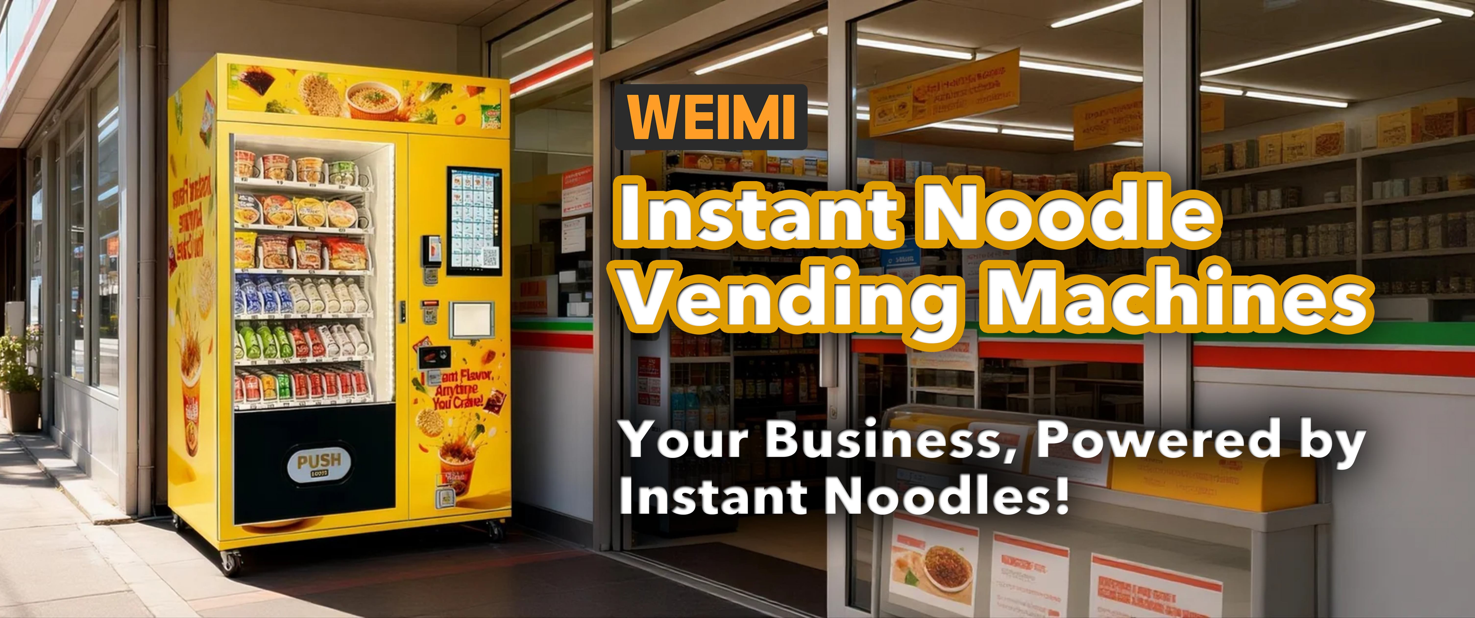 آلة بيع رامين مربحة تعمل على مدار الساعة طوال أيام الأسبوع مزودة بنظام تسخين مياه مدمج ونظام إدارة ذكي عن بعد 1