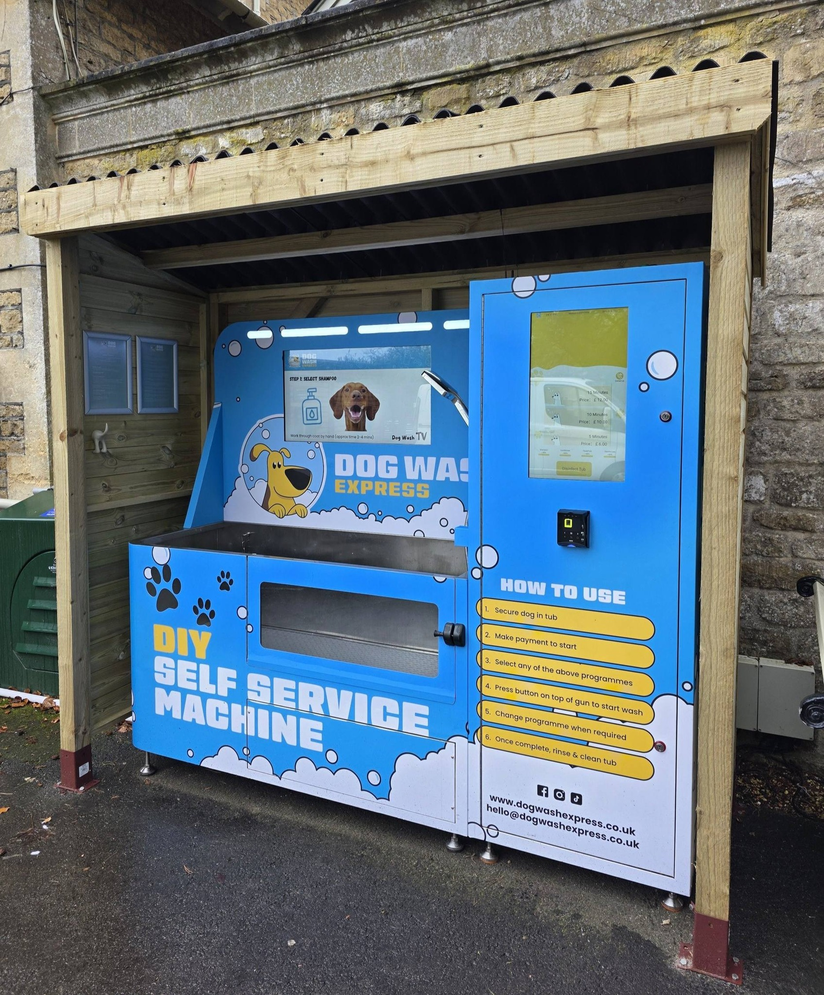 كيف تُغير غسالات الكلاب ذاتية الخدمة الخارجية رعاية الحيوانات الأليفة في المملكة المتحدة 1