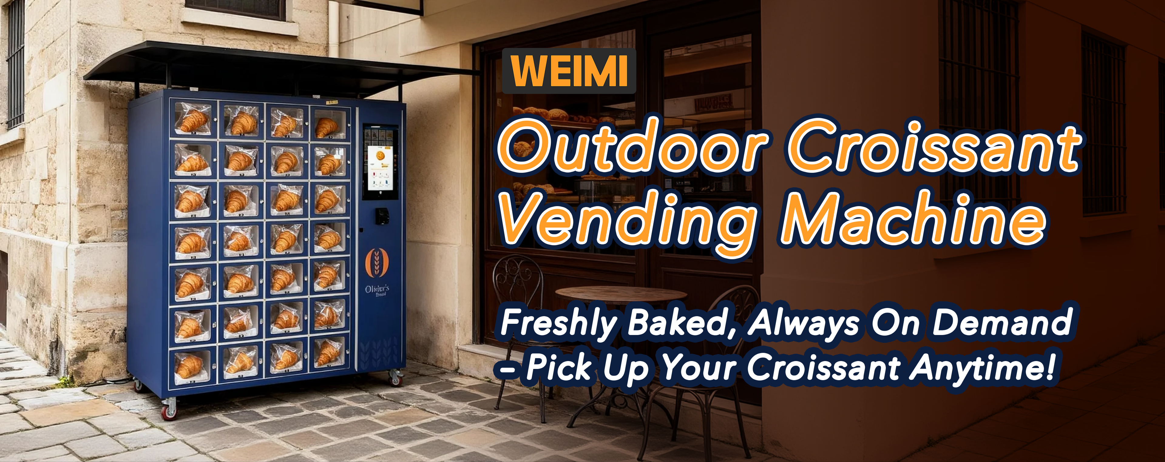 Boss, Wake Up! Let the Croissant Vending Machine Do the Hard Work for You! 1