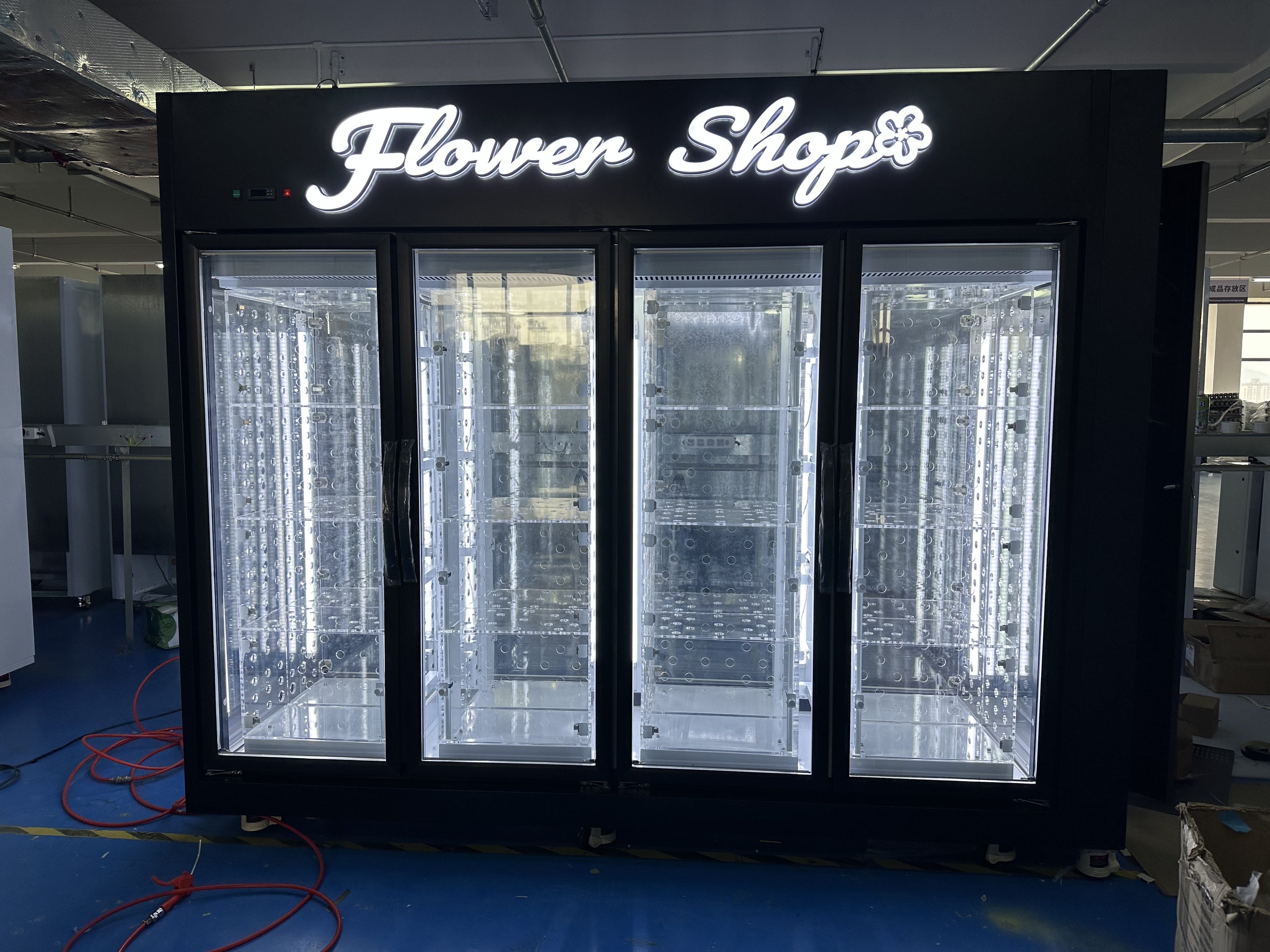 See It, Grab It, Love It: The Giant Transparent Flower Vending Machine 1