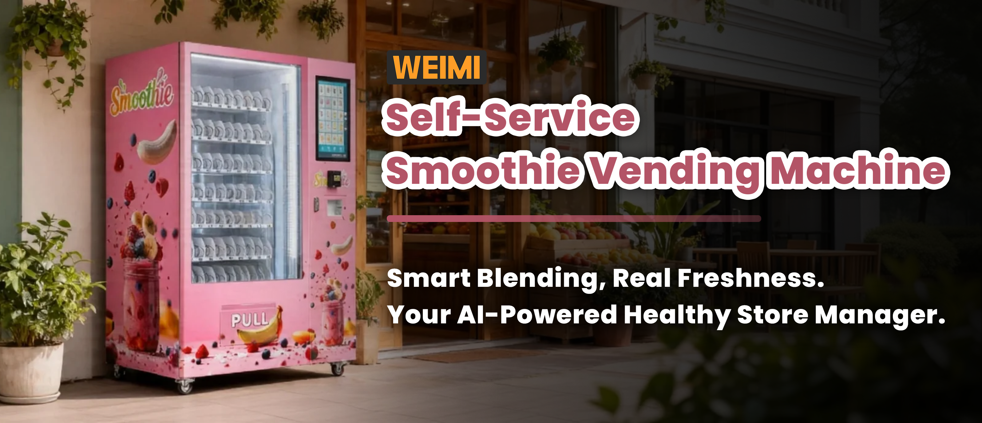 WEIMI Fresh Smoothie Vending Machine: On-Demand Healthy Blends 1