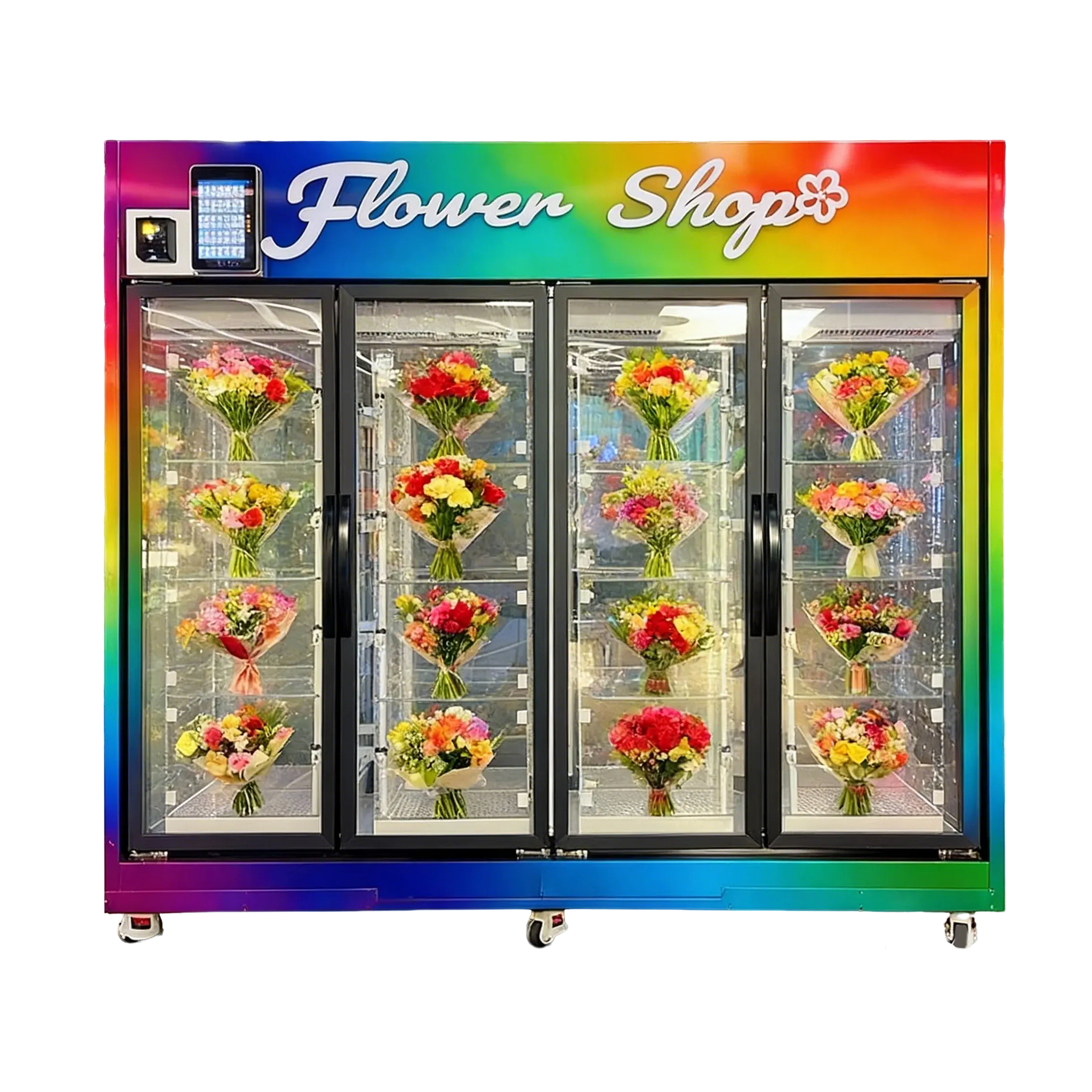 WEIMI Debuts at the 2026 Columbus Flower Show: Redefining 24/7 Flower Retail with Smart Refrigerated Flower Lockers 6