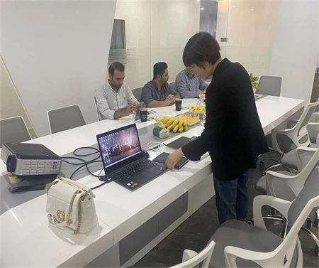 Successful Customer Visit at Hangzhou Hongxiao Technology 2