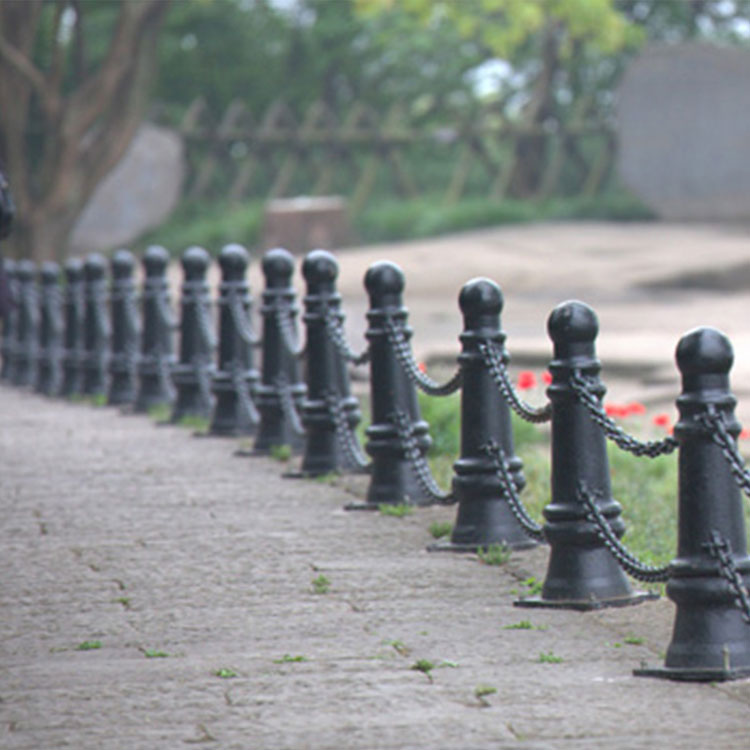 عمود أمان قابل للإزالة مصنوع من الحديد الزهر شديد التحمل 3